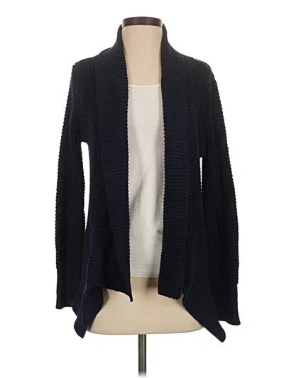 Pre-owned Assorted Brands Cardigan Sweater In Blue