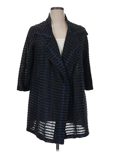 Pre-owned Assorted Brands Cardigan Sweater In Blue