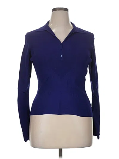 Pre-owned Assorted Brands Cardigan Sweater In Blue