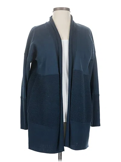 Pre-owned Assorted Brands Cardigan Sweater In Blue