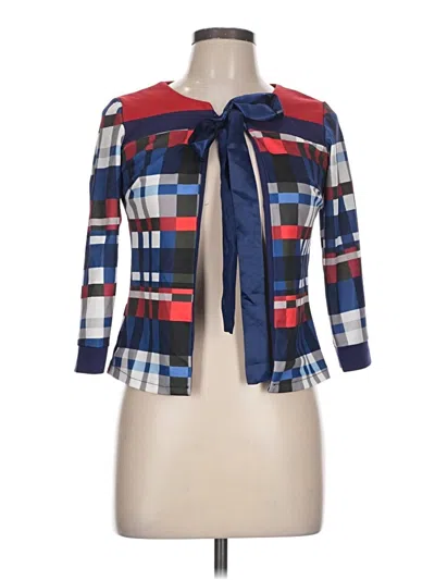 Pre-owned Assorted Brands Cardigan Sweater In Blue