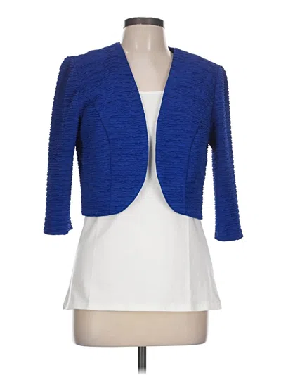 Pre-owned Assorted Brands Cardigan Sweater In Blue