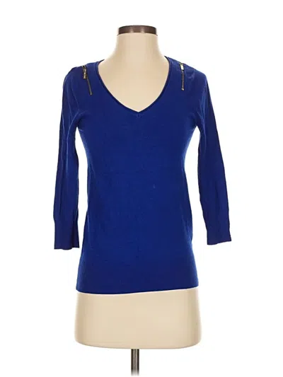 Pre-owned Assorted Brands Cardigan Sweater In Blue
