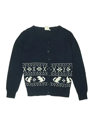 Pre-owned Assorted Brands Kids' Cardigan Sweater In Blue