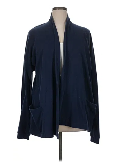 Pre-owned Assorted Brands Cardigan Sweater In Blue
