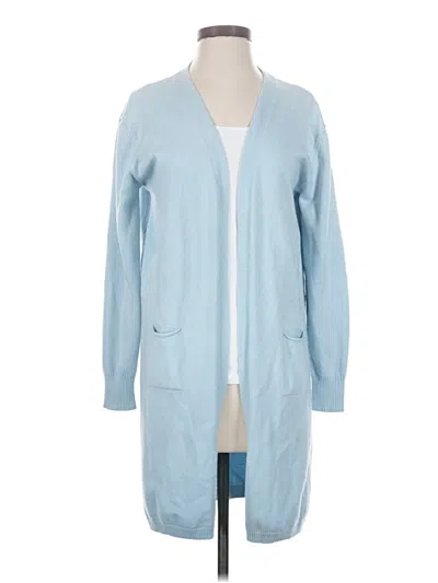 Pre-owned Assorted Brands Cardigan Sweater In Blue