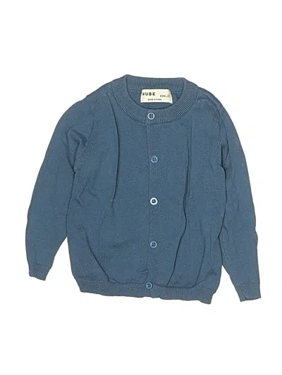 Pre-owned Assorted Brands Kids' Cardigan Sweater In Blue