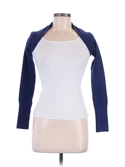 Pre-owned Assorted Brands Cardigan Sweater In Blue