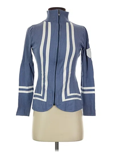 Pre-owned Assorted Brands Cardigan Sweater In Blue