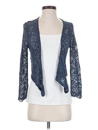 Pre-owned Assorted Brands Cardigan Sweater In Blue