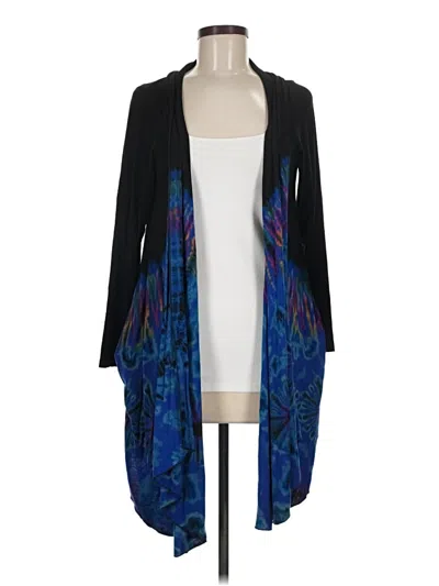 Pre-owned Assorted Brands Cardigan Sweater In Blue