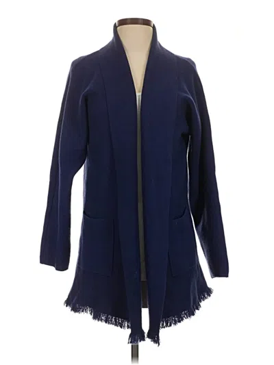 Pre-owned Assorted Brands Cardigan Sweater In Blue