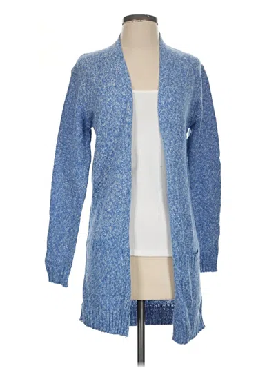 Pre-owned Assorted Brands Cardigan Sweater In Blue