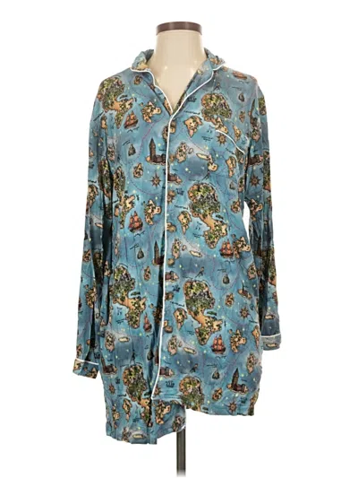 Pre-owned Assorted Brands Cardigan Sweater In Blue