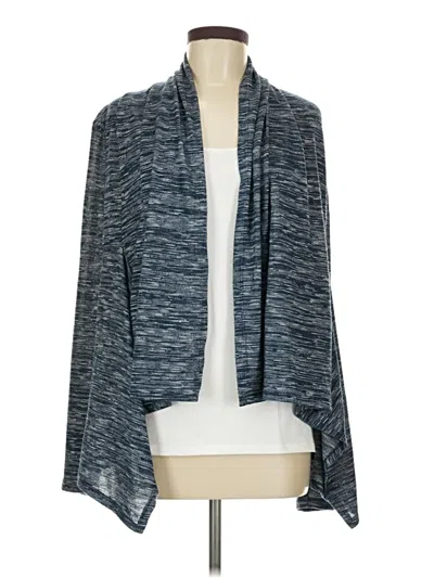 Pre-owned Assorted Brands Cardigan Sweater In Blue