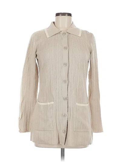 Pre-owned Assorted Brands Cardigan Sweater In Brown