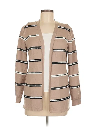 Pre-owned Assorted Brands Cardigan Sweater In Brown