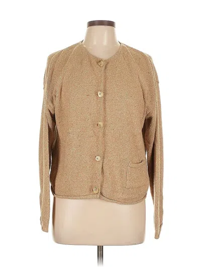 Pre-owned Assorted Brands Cardigan Sweater In Brown