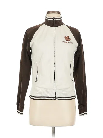 Pre-owned Assorted Brands Cardigan Sweater In Brown