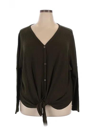 Pre-owned Assorted Brands Cardigan Sweater In Brown