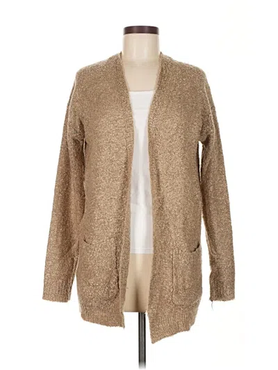 Pre-owned Assorted Brands Cardigan Sweater In Brown