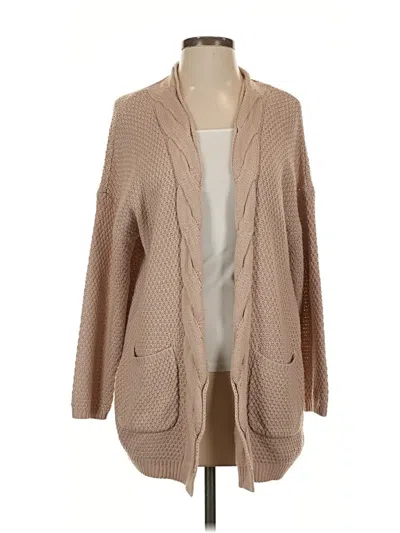 Pre-owned Assorted Brands Cardigan Sweater In Brown