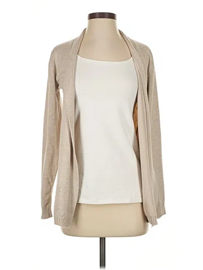 Pre-owned Assorted Brands Cardigan Sweater In Brown