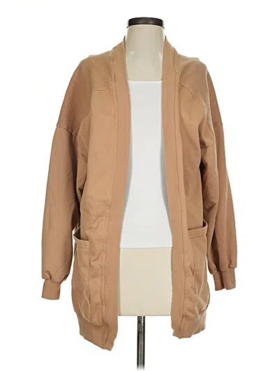 Pre-owned Assorted Brands Cardigan Sweater In Brown