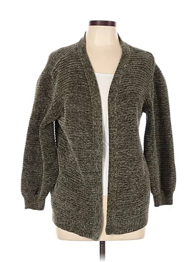 Pre-owned Assorted Brands Cardigan Sweater In Brown