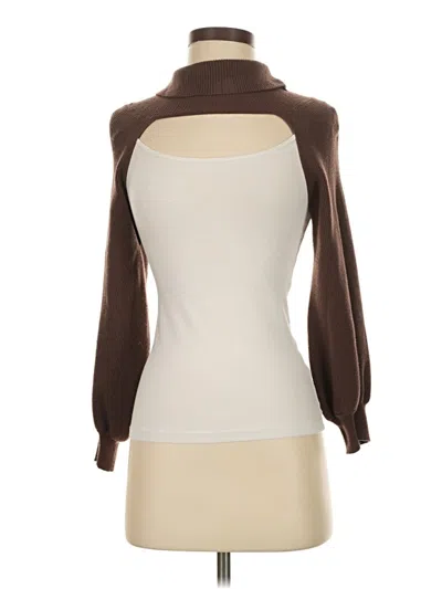 Pre-owned Assorted Brands Cardigan Sweater In Brown