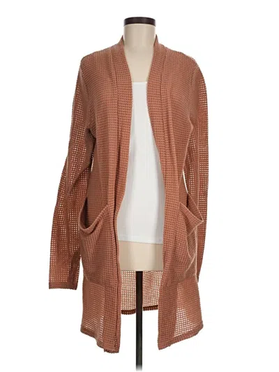 Pre-owned Assorted Brands Cardigan Sweater In Brown
