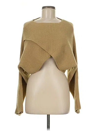 Pre-owned Assorted Brands Cardigan Sweater In Brown
