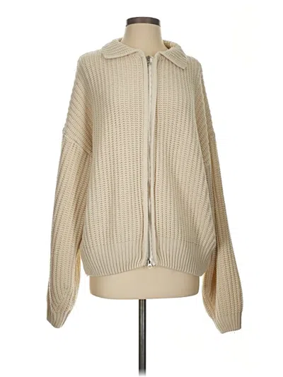 Pre-owned Assorted Brands Cardigan Sweater In Brown