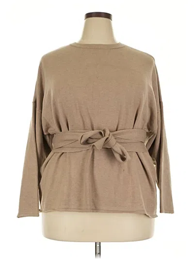 Pre-owned Assorted Brands Cardigan Sweater In Brown