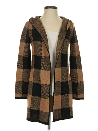 Pre-owned Assorted Brands Cardigan Sweater In Brown