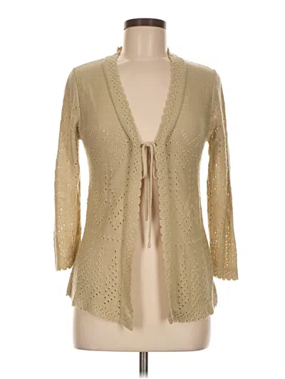Pre-owned Assorted Brands Cardigan Sweater In Brown