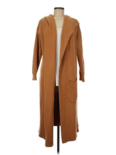 Pre-owned Assorted Brands Cardigan Sweater In Brown