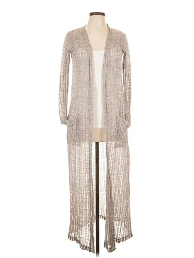 Pre-owned Assorted Brands Cardigan Sweater In Brown