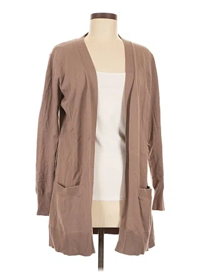 Pre-owned Assorted Brands Cardigan Sweater In Brown