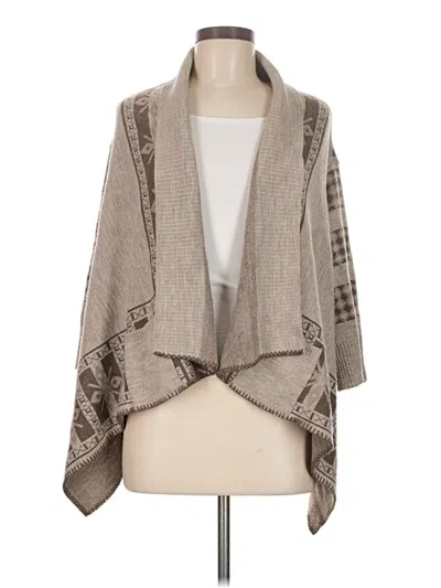 Pre-owned Assorted Brands Cardigan Sweater In Brown
