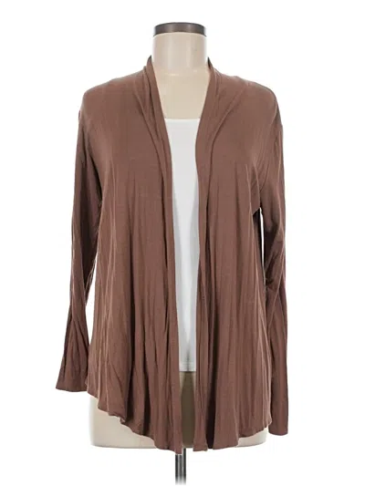 Pre-owned Assorted Brands Cardigan Sweater In Brown
