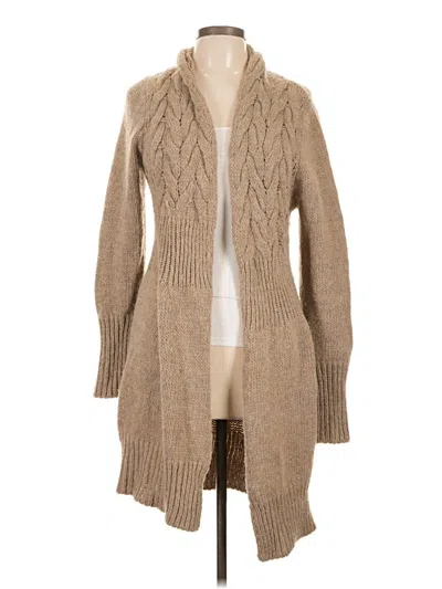 Pre-owned Assorted Brands Cardigan Sweater In Brown
