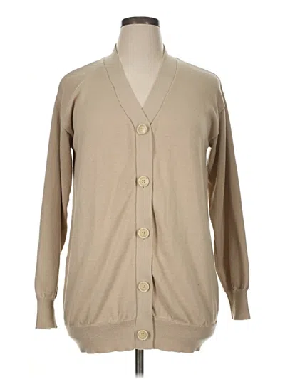 Pre-owned Assorted Brands Cardigan Sweater In Brown