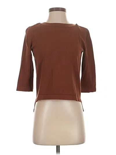 Pre-owned Assorted Brands Cardigan Sweater In Brown