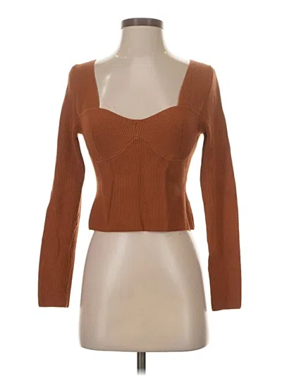 Pre-owned Assorted Brands Cardigan Sweater In Brown