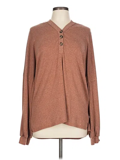 Pre-owned Assorted Brands Cardigan Sweater In Brown
