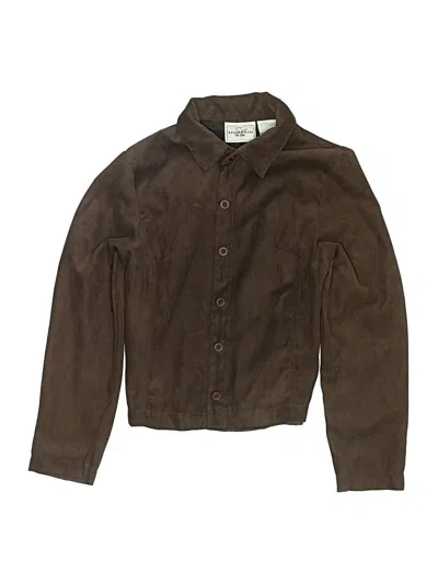 Pre-owned Assorted Brands Kids' Cardigan Sweater In Brown