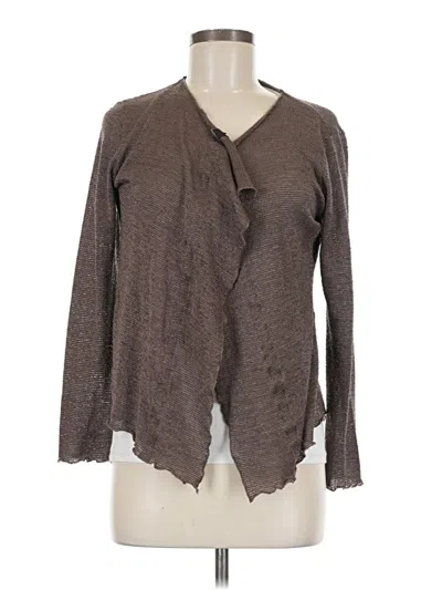 Pre-owned Assorted Brands Cardigan Sweater In Brown