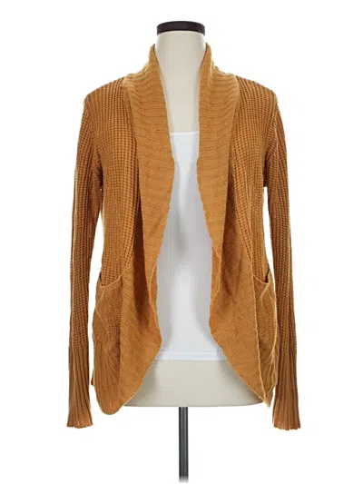 Pre-owned Assorted Brands Cardigan Sweater In Brown