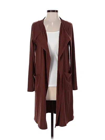 Pre-owned Assorted Brands Cardigan Sweater In Brown